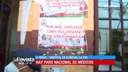 No hay atención en hospitales públicos y de la seguridad social debido a un paro nacional