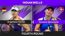 Wozniacki beats Kerber to set up quarter-final showdown with Swiatek