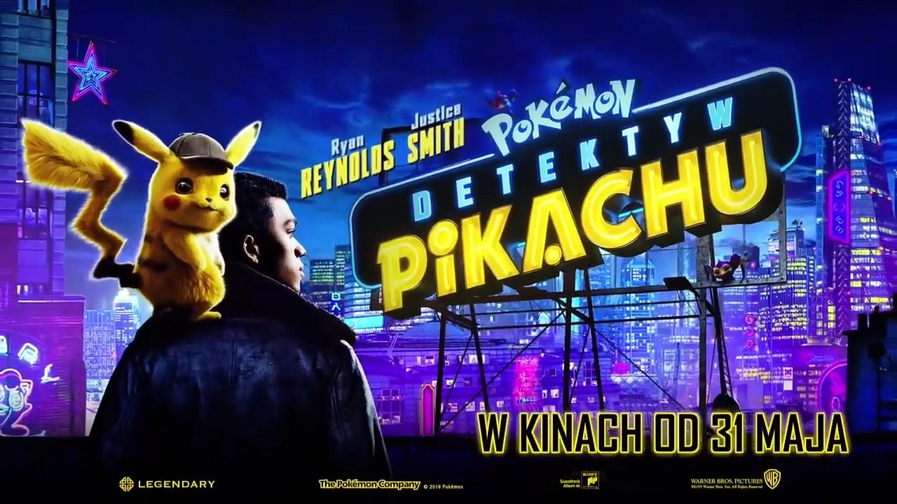 Pokémon Détective Pikachu Bande-annonce (PL)