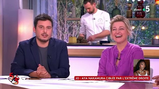 Amélie Oudéa-Castéra dans C à vous revient sur les attaques reçues par Aya Nakamura et les JO 2024