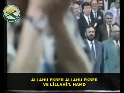RECEP TAYYİP ERDOĞAN NECMETTİN ERBAKAN birlikte ŞEYH NAZIM KIBRISİ dinliyorlar