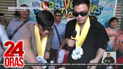 "Makiling" at "Walang Matigas na Pulis sa Matinik na Misis" stars, nakisaya sa Kapuso mall show; sinubukan din ang curacha | 24 Oras