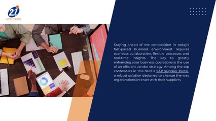 SAP Supplier Portal's Impact on Your Business