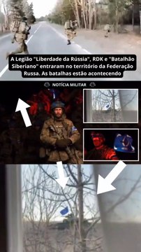 A Legião Liberdade da Rússia , RDK e Batalhão Siberiano entraram no território da Federação Russa. As batalhas estão acontecendo