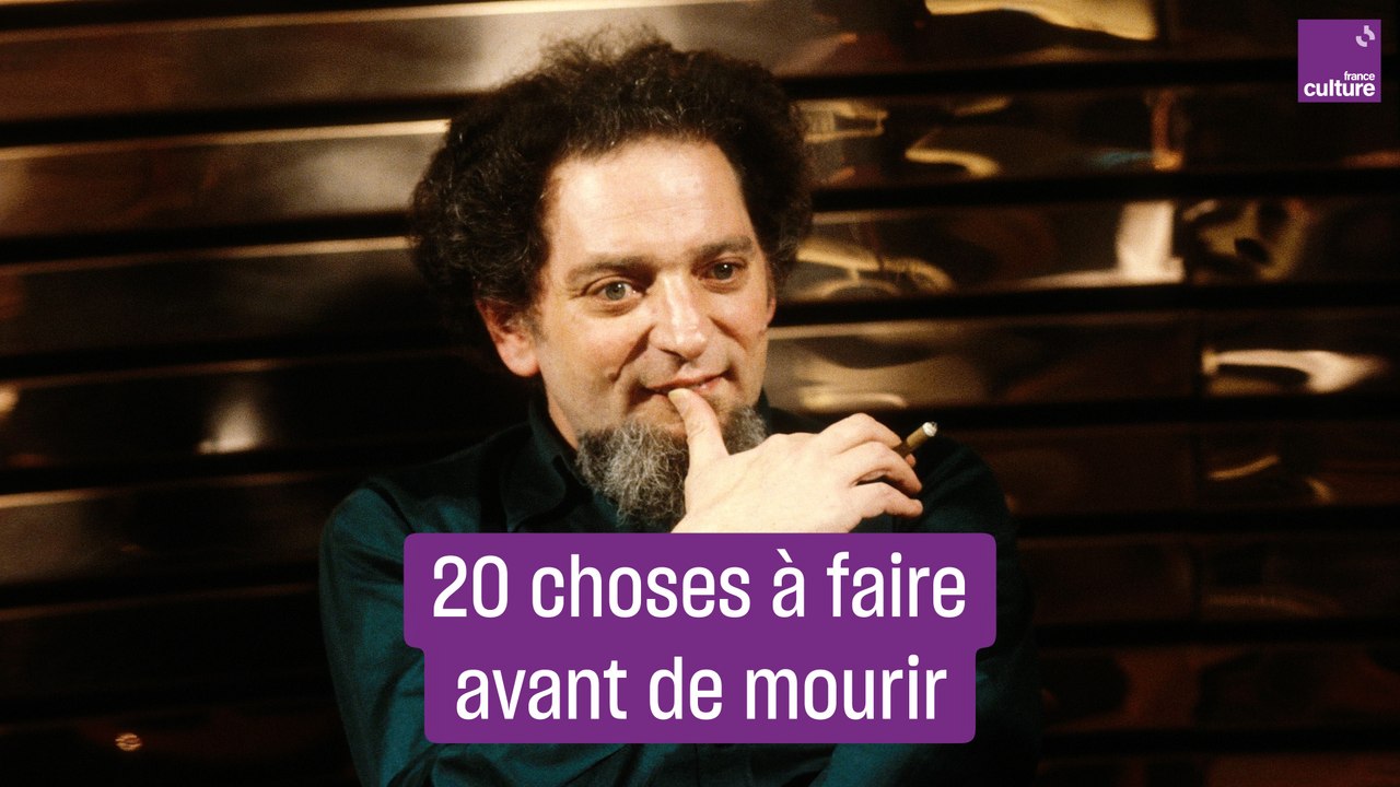 20 choses à faire avant de mourir, par Georges Perec