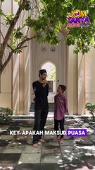 penting untuk kita tahu maksud puasa  #bintangkecilmy #Streetinterview #ramadan