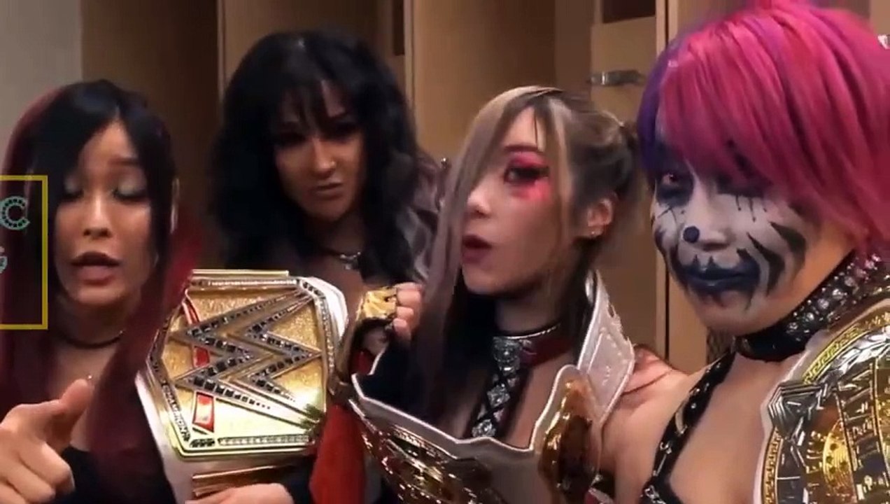 Iyo sky & Dakota kai hilariously mock Bayley in Japanese backstage on WWE RAW