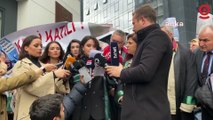 Hayvanseverler Eros'u tekmeleyerek öldüren sanığa 2 yıl 6 ay ceza verilmesini protesto etti