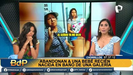 Bebé abandonada en galería de Chorrillos será trasladada a un albergue o con 'familia acogedora', informa MIMP