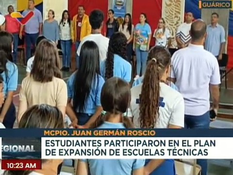 Unidades educativas guariqueñas se suman al Plan de Expansión de Escuelas Técnicas y Profesionales