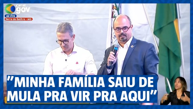 Zema improvisa e passa a fala para o vice Mateus Simões
