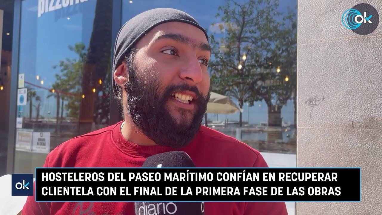 Hosteleros del Paseo Marítimo confían en recuperar clientela con el final de la primera fase de las obras