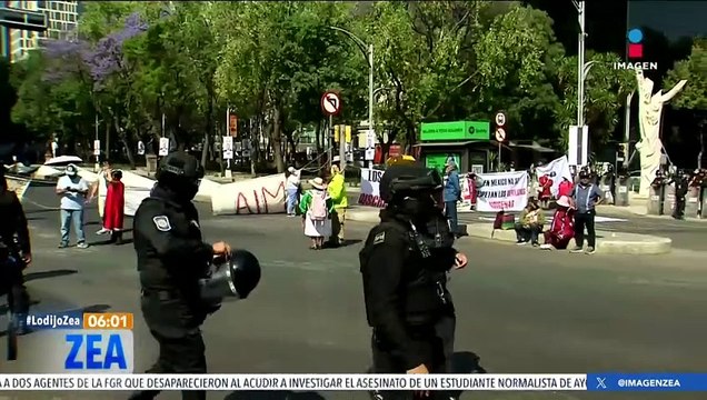 Policías repliegan a personas invidentes y débiles visuales en la CDMX