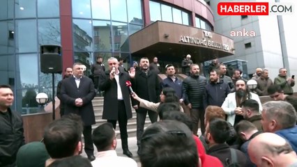 Altındağ Belediyesi İşçileri Geriye Dönük Ödemeleri İçin Protesto Etti