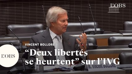 IVG : pour Vincent Bolloré, deux "libertés" se "heurtent" dont celle "des enfants à vivre"