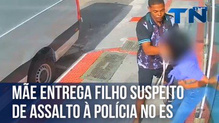 Mãe entrega filho suspeito de assalto à polícia na Grande Vitória