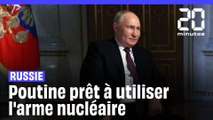 Vladimir Poutine prêt à utiliser l'arme nucléaire si la souveraineté de la Russie est menacée #short