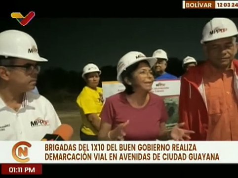 Vicepdta. Delcy Rodríguez supervisa despliegue del 1 X 10 del Buen Gobierno en el edo. Bolívar