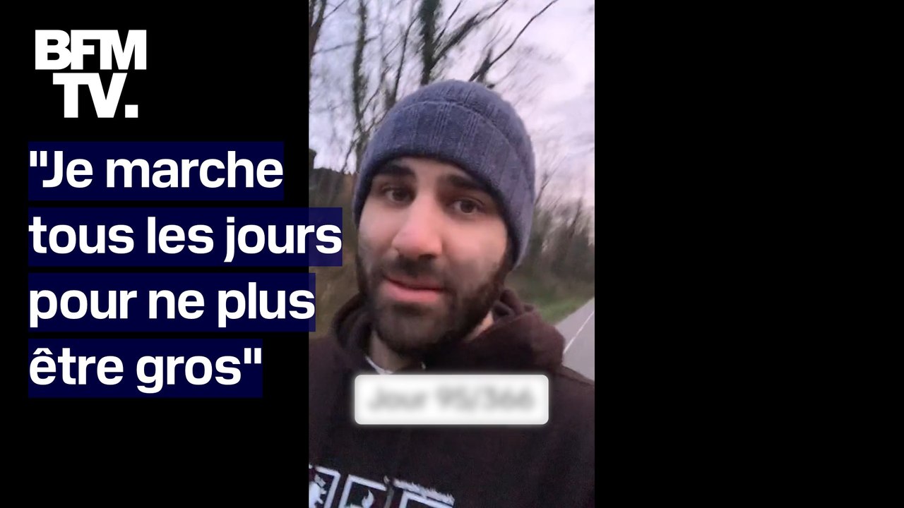 "Je marche tous les jours pendant un an": pour se forcer à perdre du poids, il publie une vidéo par jour en train de marcher