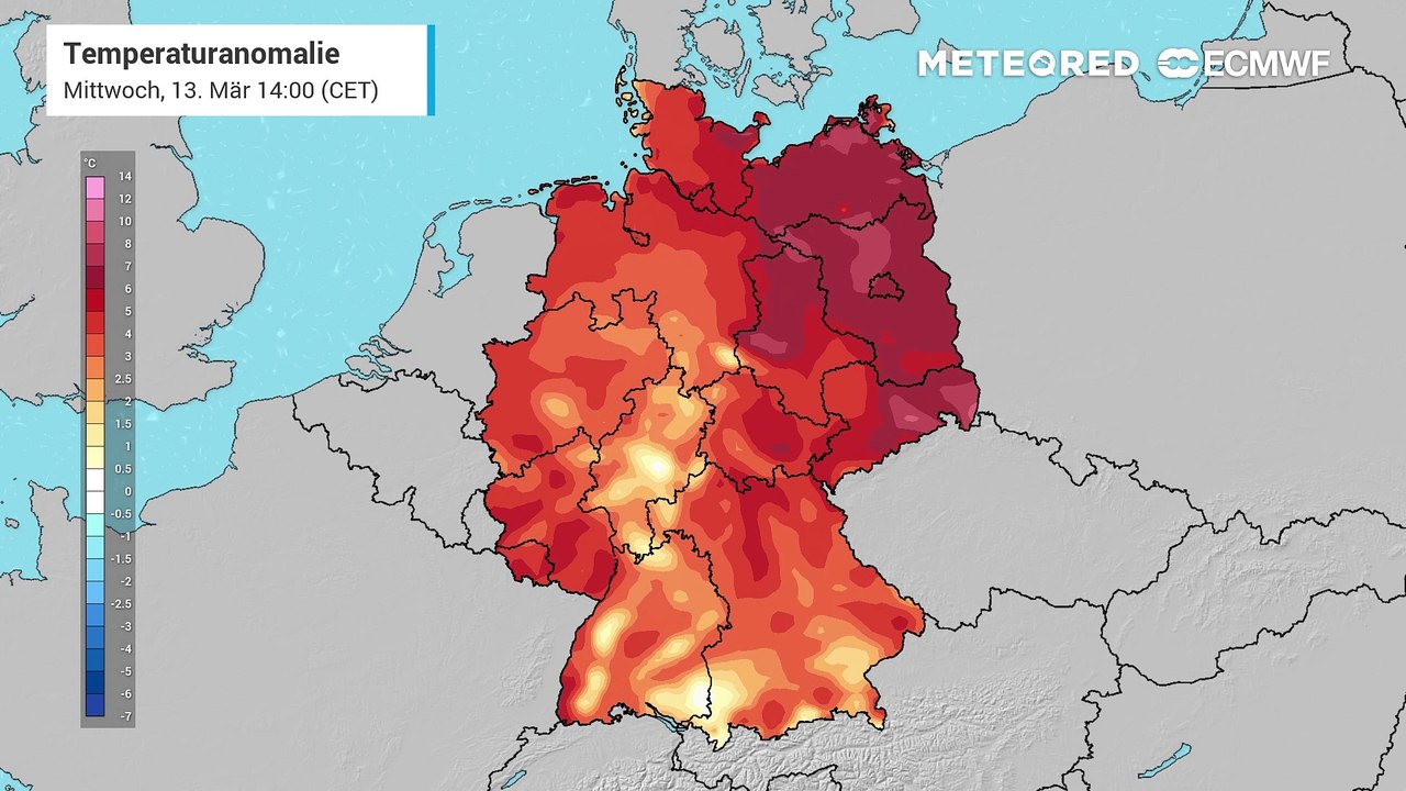 Statt einem ominösen 'arktischen Wintereinbruch' erwartet Deutschland nun viel warme Luft!