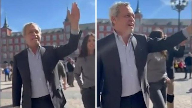 Mentana scatenato a Madrid: cori con i tifosi dell’Inter