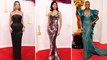 Oscars 2024 Fashion: Zendaya, Margot Robbie, America Ferrera, Ariana Grande, Cynthia Erivo & More | THR Video