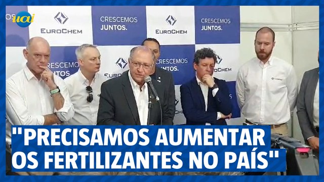 Alckmin: Precisamos aumentar os fertilizantes no país