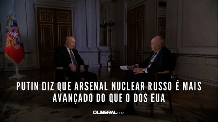 Putin diz que arsenal nuclear russo é mais avançado do que o dos EUA