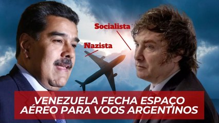 VENEZUELA fecha espaço aéreo para ARGENTINA e tensão entre os dois países vira CRISE DIPLOMÁTICA