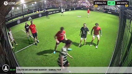 Faute de Antoine Marco - GIBRALTAR