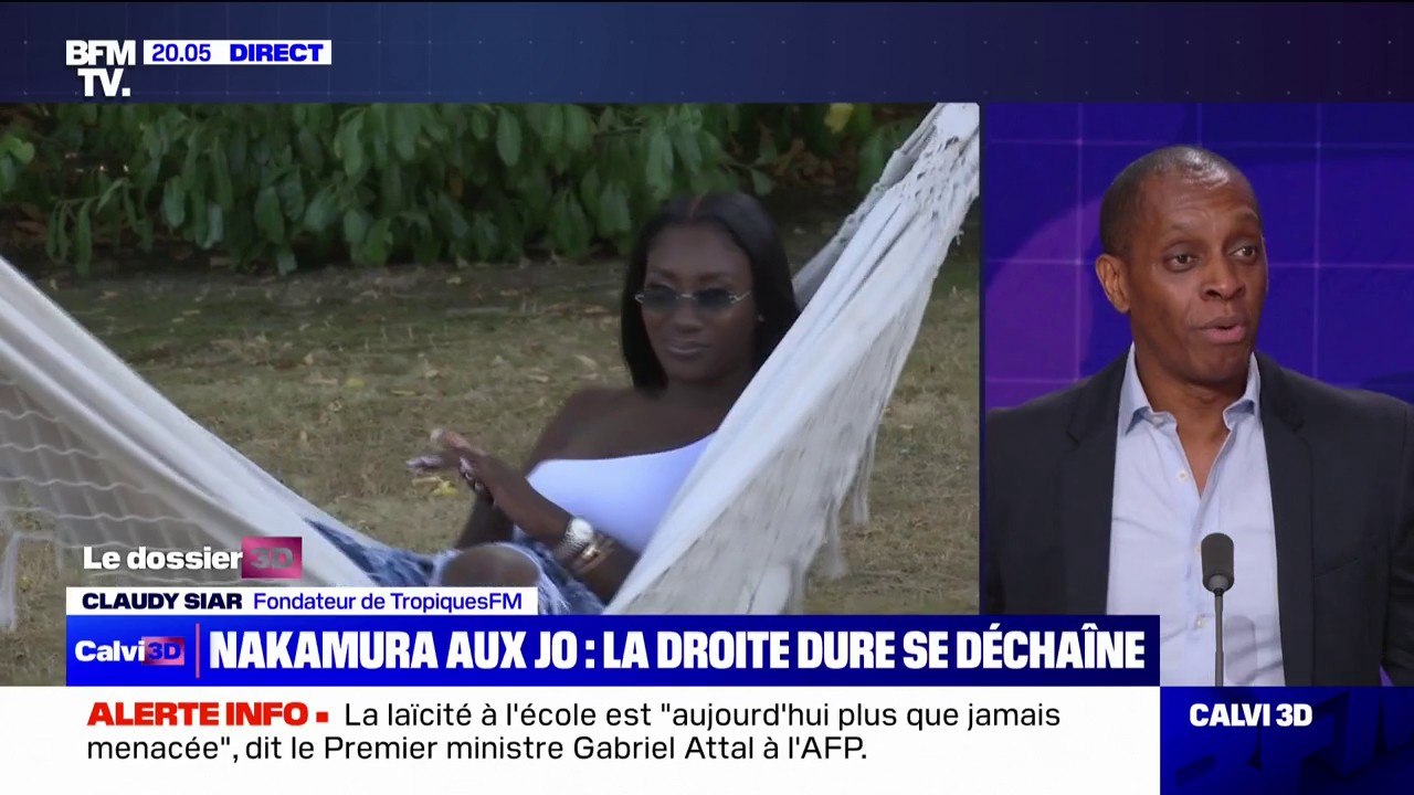 Aya Nakamura aux JO: "Si elle a des millions de gens qui la suivent à travers le monde, c'est parce qu'elle correspond à ce qu'est le monde d'aujourd'hui", estime Claudy Siar (fondateur de Tropiques FM)