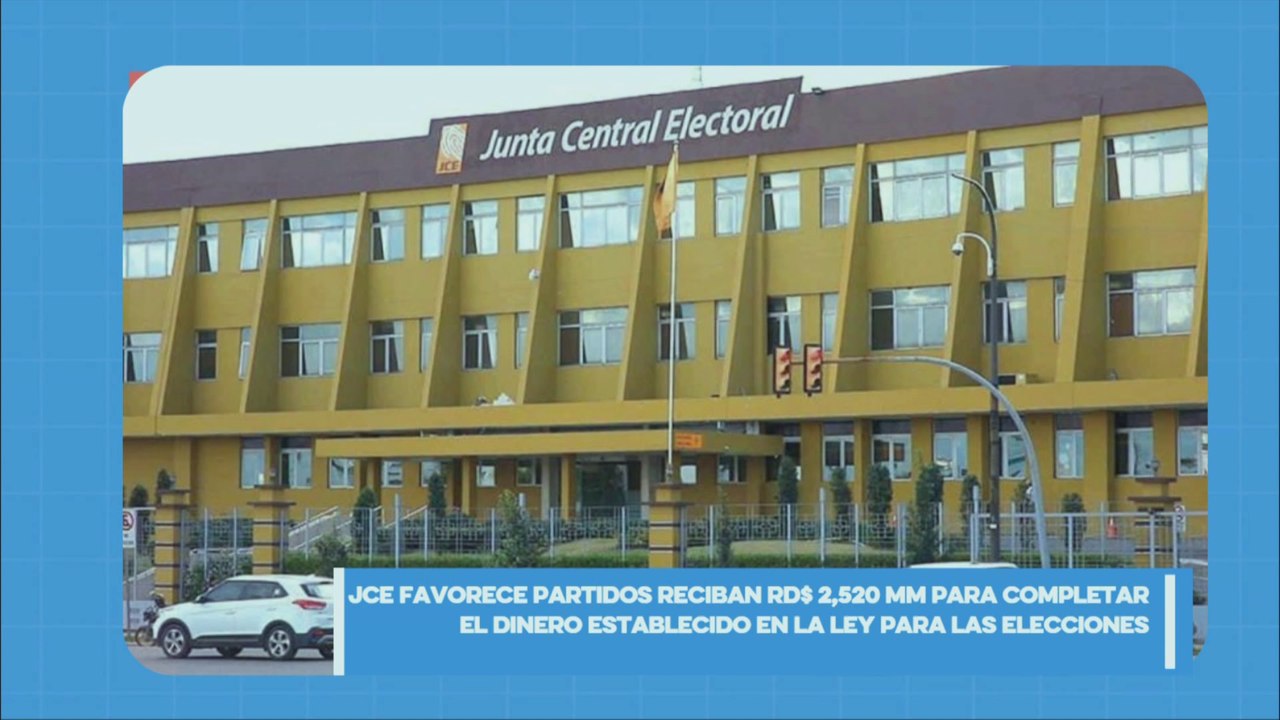 Junta Central Electoral favorece la asignación del medio por ciento a los partidos políticos