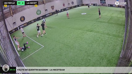 Faute de Quentin MASSON - LA NICOTEAM