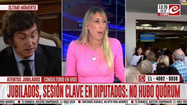 Atentos jubilados: no hubo quórum para debatir una nueva fórmula