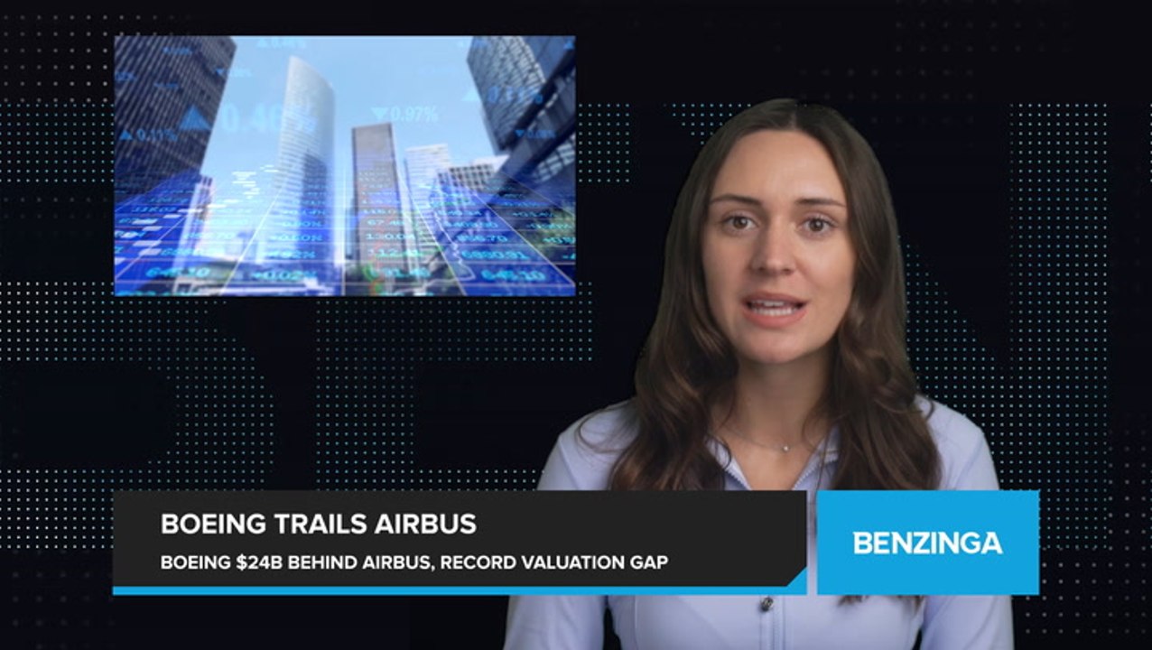 Boeing's Market Valuation Slumps $24 Billion Below Airbus in Widest-Ever Gap
