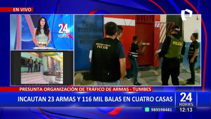 Tumbes: incautan 23 armas de fuego durante megaoperativo