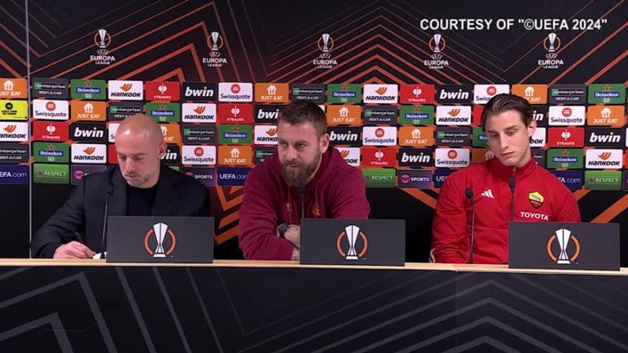 Roma, De Rossi: "In campo i migliori, non penso ai diffidati"