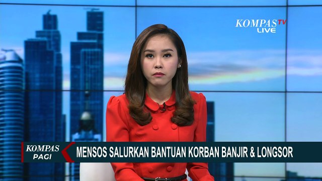 Mensos Serahkan Bantuan Senilai Rp336 Juta ke Warga Terdampak Banjir Longsor di Padang Pariaman