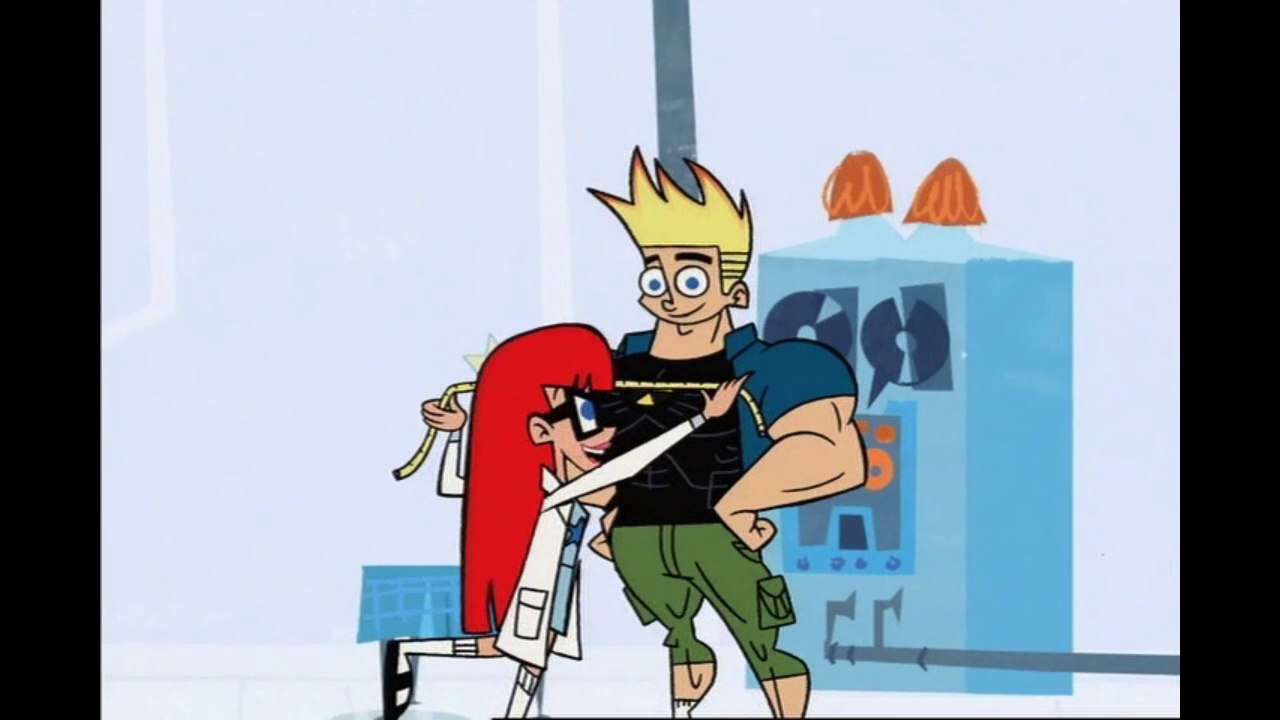 Muscle Cartoon Clip - Johnny Test