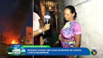 Casa é atingida por incêndio no bairro da Várzea, na Zona Oeste do Recife; cinco gatos morreram