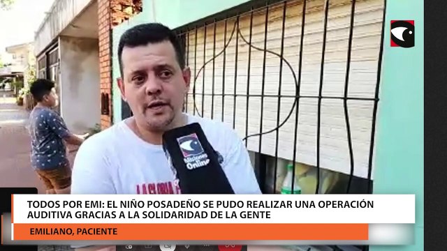 Todos por Emi el niño posadeño se pudo realizar una operación auditiva gracias a la solidaridad de la gente