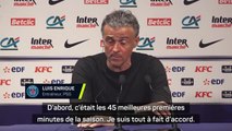 PSG - Luis Enrique : “Les 45 meilleures premières minutes de la saison”