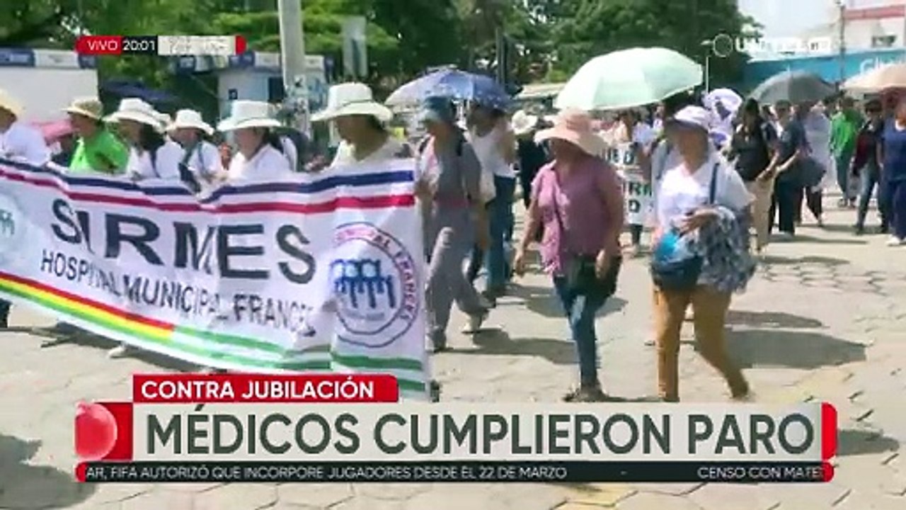 Sector salud califica de contundente paro contra la 'jubilación forzosa'