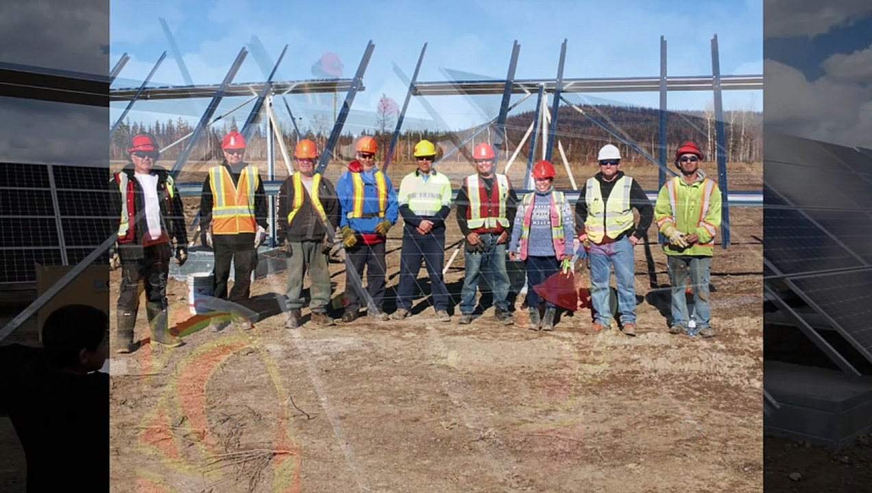 Tŝilhqot'in Solar Farm Installation by Indigenous Team
