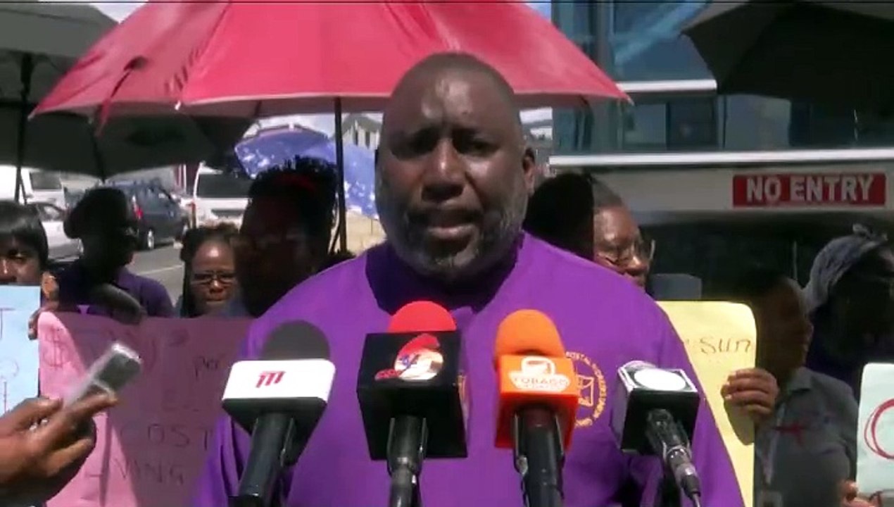 TOBAGO TTPOST PROTEST
