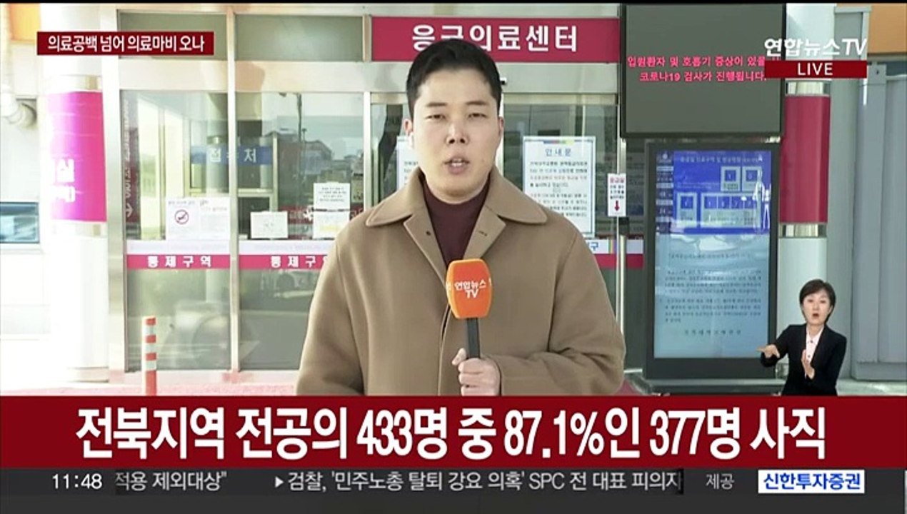 공중보건의 투입됐지만…의료 공백 해소에 '역부족'