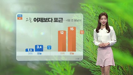 [날씨] 오늘 어제보다 포근...4월 초 봄날씨 / YTN