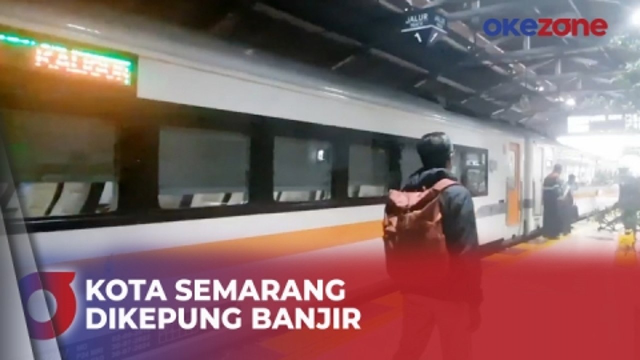 Dampak Banjir Semarang, 4 Perjalanan Kereta Api Dialihkan