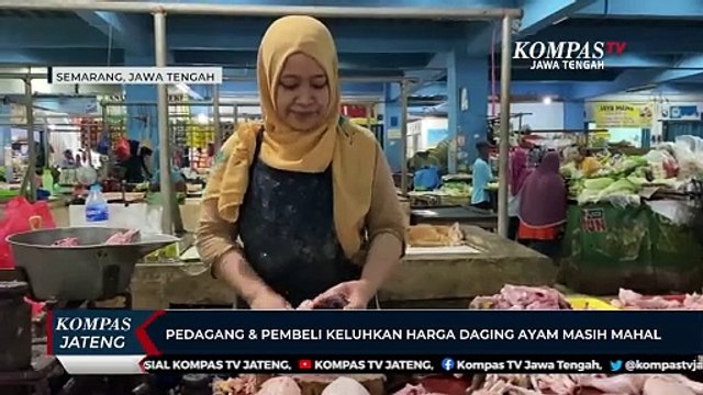 Pedagang dan Pembeli Keluhkan Harga Daging Ayam Masih Mahal
