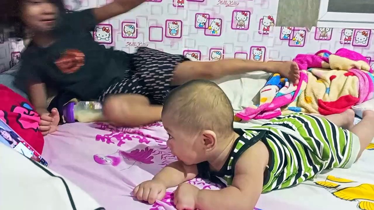 watching baby